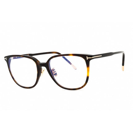 Tom Ford Women's Eyeglasses - Dark Havana Acetate Rectangular Frame | FT5778-D-B 052 ,
