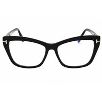 Tom Ford Women's Eyeglasses - Shiny Black Cat Eye Shape Full Rim Frame | FT5826-B 001 ,