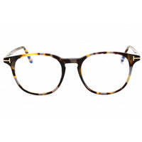 Tom Ford Men's Eyeglasses - Havana Acetate Round Shape Full Rim Frame | FT5832-B 055 ,