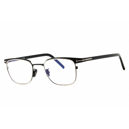 Tom Ford Men's Eyeglasses - Shiny Black Rectangular Full Rim Frame | FT5854-D-B 001 ,