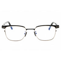 Tom Ford Men's Eyeglasses - Shiny Black Rectangular Full Rim Frame | FT5854-D-B 001 ,