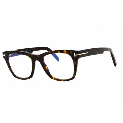 Tom Ford Men's Eyeglasses - Dark Havana Rectangular Full Rim Frame | FT5886-B 052 ,