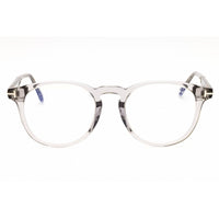 Tom Ford Unisex Eyeglasses - Grey Acetate Round Shape Full Rim Frame | FT5891-F-B 020 ,
