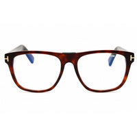Tom Ford Men's Eyeglasses - Red Havana Rectangular Shape Full Rim Frame | FT5902-B 054 ,
