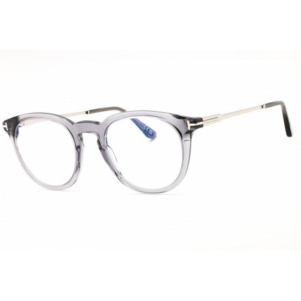 Tom Ford Men's Eyeglasses - Grey Acetate Round Shape Full Rim Frame | FT5905-B 020 ,