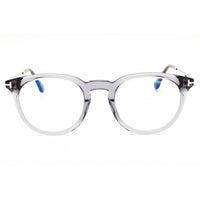 Tom Ford Men's Eyeglasses - Grey Acetate Round Shape Full Rim Frame | FT5905-B 020 ,