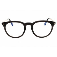 Tom Ford Men's Eyeglasses - Black Acetate Round Shape Full Rim Frame | FT5905-B 005 ,