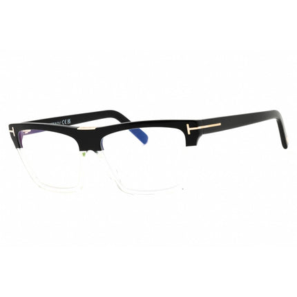 Tom Ford Women's Eyeglasses - Black Acetate Rectangular Shape Frame | FT5912-B 005 ,