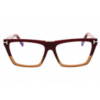 Tom Ford Women's Eyeglasses - Violet Acetate Rectangular Shape Frame | FT5912-B 083 ,