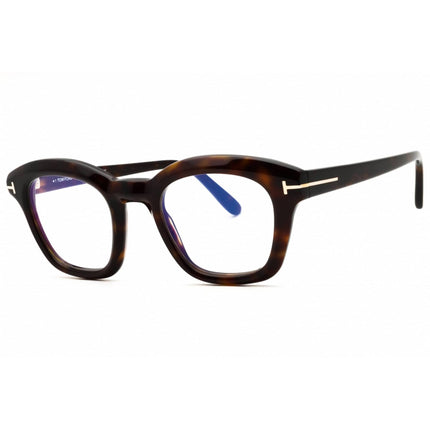 Tom Ford Men's Eyeglasses - Dark Havana Rectangular Full Rim Frame | FT5961-B 052 ,