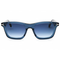 Tom Ford Men's Sunglasses - Shiny Blue Acetate Rectangular Full Rim Frame | FT1179 90W ,