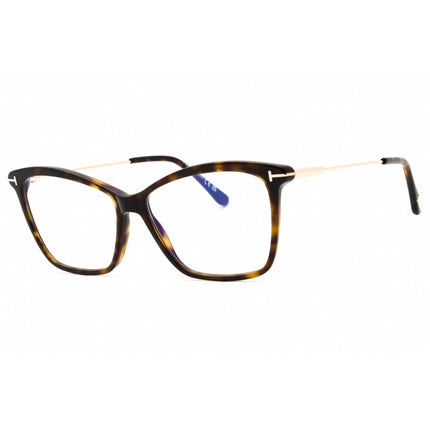 Tom Ford Women's Eyeglasses - Dark Havana/Gold Acetate Full Rim Frame | FT5687-B 052 ,