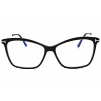 Tom Ford Women's Eyeglasses - Black/Gold Acetate Cat Eye Full Rim Frame | FT5687-B 001 ,