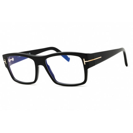 Tom Ford Unisex Eyeglasses - Shiny Black Rectangular Full Rim Frame | FT5941-B 001 ,