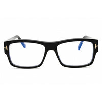 Tom Ford Unisex Eyeglasses - Shiny Black Rectangular Full Rim Frame | FT5941-B 001 ,