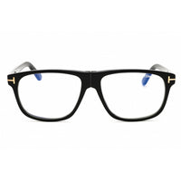 Tom Ford Men's Eyeglasses - Shiny Black Acetate Rectangular Shape Frame | FT5978-B 001 ,