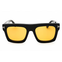 Tom Ford Men's Eyeglasses - Shiny Black Acetate Rectangular Shape Frame | FT6068-B 001 ,