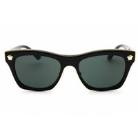 Versace Unisex Sunglasses - Black Metal Rectangular Full Rim Frame | 0VE2272 GB1/87 ,