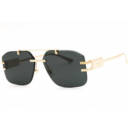 Versace Men's Sunglasses - Gold Metal Rectangular Shape Rimless Frame | 0VE2275 100287 ,