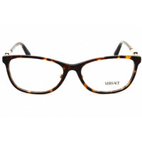 Versace Women's Eyeglasses - Havana Plastic Rectangular Shape Frame | 0VE3297D 108 ,