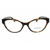 Versace Women's Eyeglasses - Havana Acetate Cat Eye Full Rim Frame | 0VE3305 108 ,