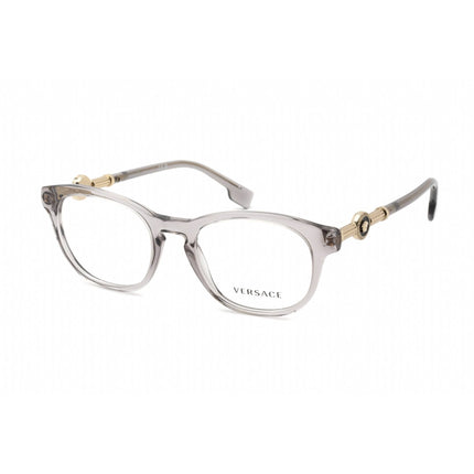 Versace Women's Eyeglasses - Transparent Grey Acetate Full Rim Frame | 0VE3310 593 ,