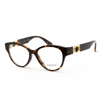 Versace Women's Eyeglasses - Dark Havana Cat Eye Shape Full Rim Frame | 0VE3313F 108 ,