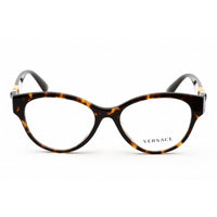 Versace Women's Eyeglasses - Dark Havana Cat Eye Shape Full Rim Frame | 0VE3313F 108 ,