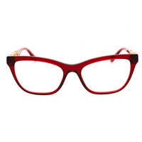 Versace Women's Eyeglasses - Transparent Red Acetate Cat Eye Shape Frame | 0VE3318 388 ,