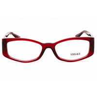 Versace Women's Eyeglasses - Bordeaux/Transparent Burgundy Oval Frame | 0VE3343 5430 ,