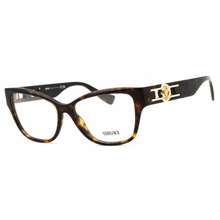 Versace Women's Eyeglasses - Tortoise Acetate Cat Eye Full Rim Frame | 0VE3347 108 ,