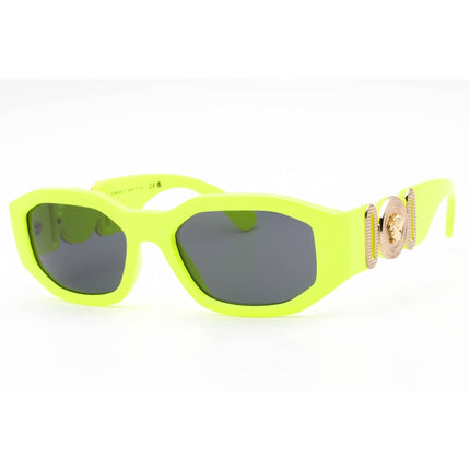 Versace Women's Sunglasses - Yellow Fluorescent Oval Full Rim Frame | 0VE4361 532187 ,
