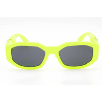 Versace Women's Sunglasses - Yellow Fluorescent Oval Full Rim Frame | 0VE4361 532187 ,