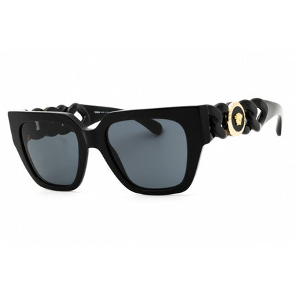 Versace Women's Sunglasses - Black Acetate Rectangular Shape Frame | 0VE4409 GB1/87 ,