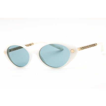 Versace Women's Sunglasses - White Plastic Oval Shape Full Rim Frame | 0VE4469 547172 ,