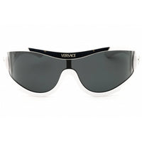 Versace Unisex Sunglasses - White Injected Propionate Shield Frame | 0VE4475 314/87 ,