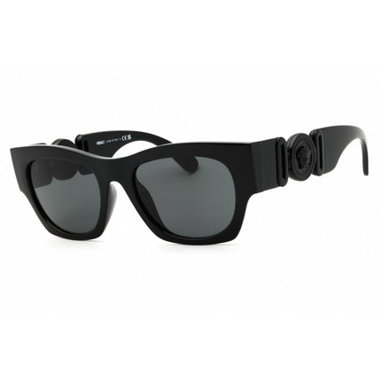 Versace Women's Sunglasses - Black Acetate Round Full Rim Frame | 0VE4479U 536087 ,