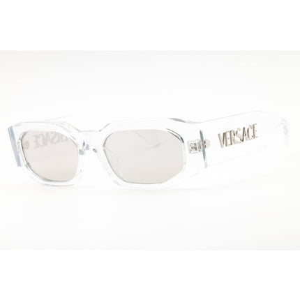 Versace Unisex Sunglasses - Transparent Plastic Oval Full Rim Frame | 0VE4489U 148/8V ,