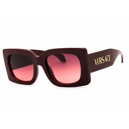 Versace Women's Sunglasses - Burgundy Rectangular Full Rim Frame | 0VE4496U 551520 ,