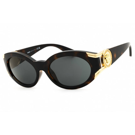 Versace Women's Sunglasses - Havana/Gold Injected Propionate Frame | VE4503U 108-87 ,