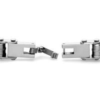 Stainless Steel Cable Links Bracelet, 8.5" ,