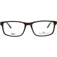 Chesterfield Men's Eyeglasses - Rectangular Havana Acetate Frame | CH-58XL 086 ,