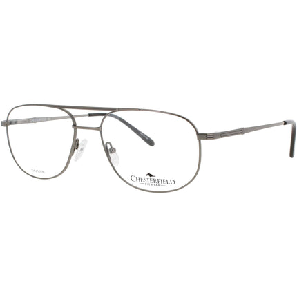 Chesterfield Men's Eyeglasses - Navigator Light Brown Metal Frame | CH-894/T TUI ,