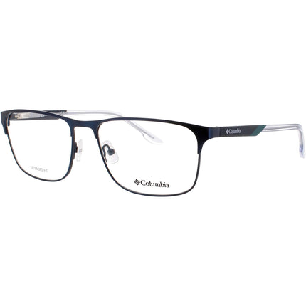 Columbia Men's Eyeglasses - Rectangular Matte Navy Metal Full Rim Frame | C3045 410 ,
