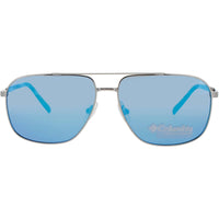 Columbia Men's Sunglasses - Navigator Shiny Silver Metal Full Rim Frame | C115SP 040 ,