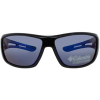 Columbia Men's Sunglasses - Wraparound Shiny Black/Blue Plastic Frame | C525SP 011 ,