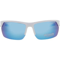 Columbia Men's Sunglasses - Rectangular White Plastic Half Rim Frame | C536SP 101 ,