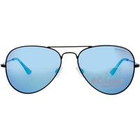 Columbia Unisex Sunglasses - Aviator Shape Black Metal Full Rim Frame | C113SP 003 ,