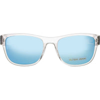 Elton John Unisex Sunglasses - Square Shape Crystal Acetate Frame | BOOGIE 4 CRYCL ,