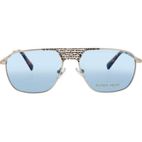 Elton John Unisex Sunglasses - Navigator Shape Gold Metal Frame | CONCORDE 3 GRDAN ,